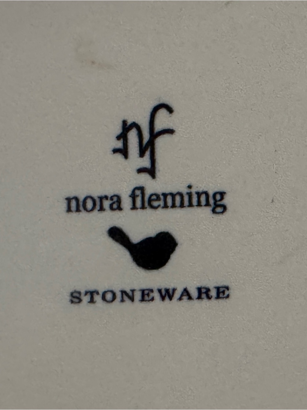 Nora Fleming White Decorative Rectangular Ceramic Tray w/ Wedding Bells- Retired - Picture 4 of 7